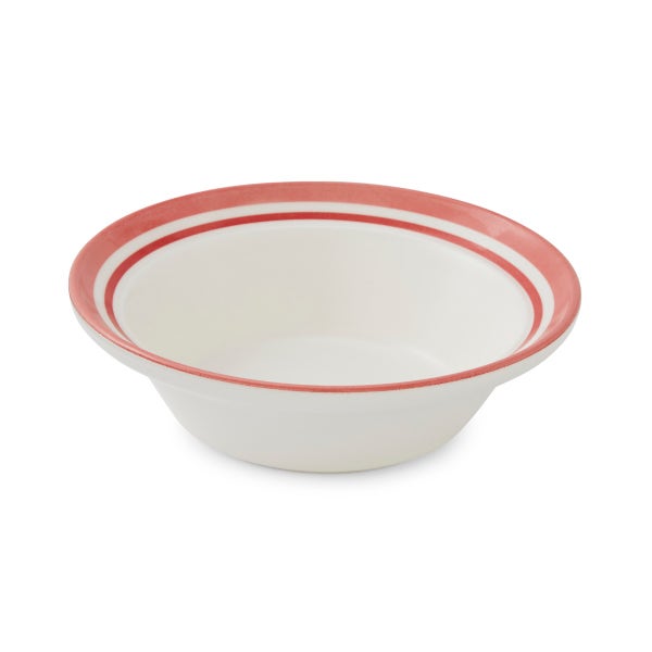 portmeirion Potter's Stripe Oatmeal Bowl Red