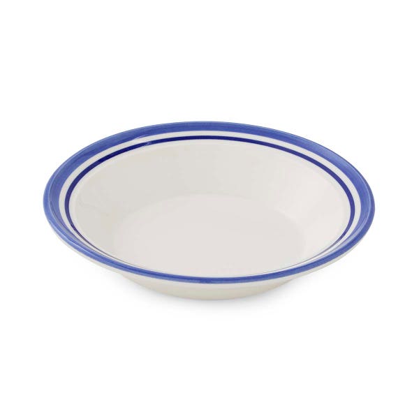 portmeirion Potter's Stripe Soup Plate Blue