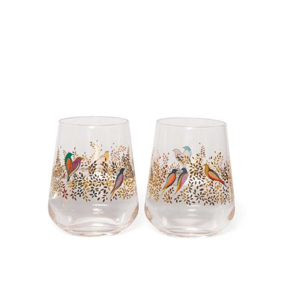 Portmeirion Sara Miller Chelsea Set Of 2 Tumblers