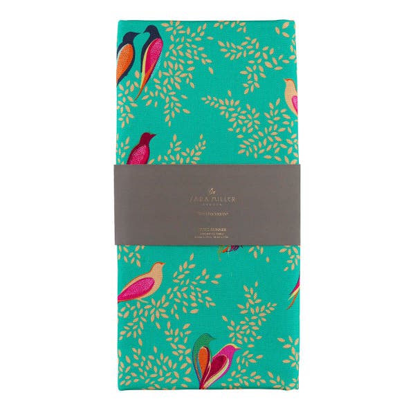 portmeirion Sara Miller Chelsea Table Runner Green