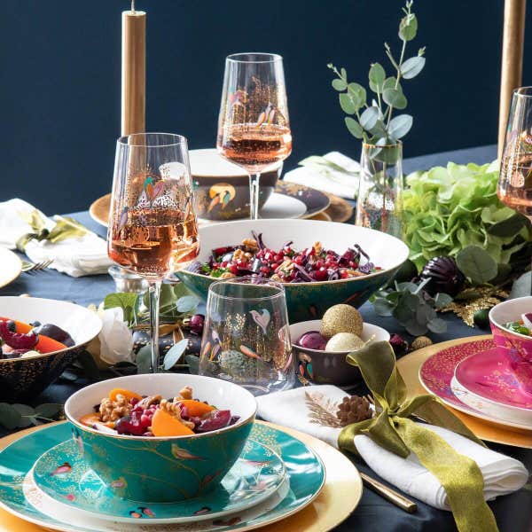 Portmeirion Sara Miller Chelsea Table Runner Pink