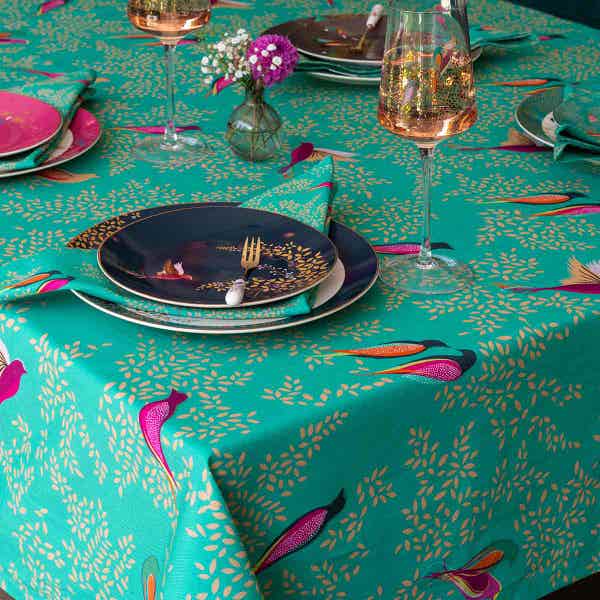 Portmeirion Sara Miller Chelsea Tablecloth Green