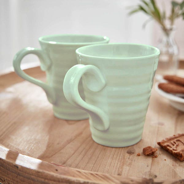 Portmeirion Sophie Conran Celadon Set Of 4 Mugs