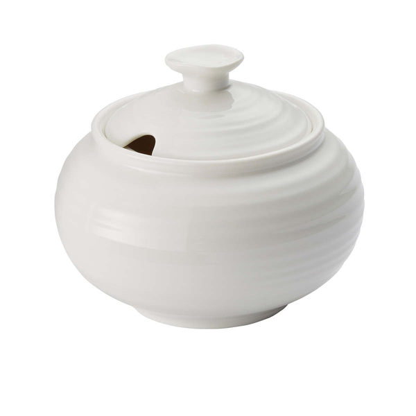 portmeirion Sophie Conran Covered Sugar Bowl White