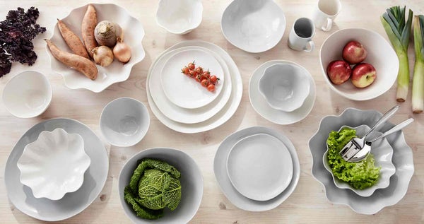 Portmeirion Sophie Conran Floret 4 Bowls Grey