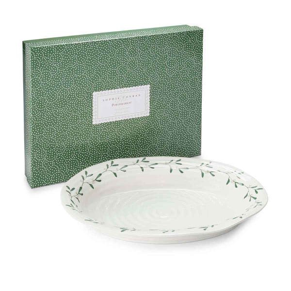 Portmeirion Sophie Conran Mistletoe Oval Platter