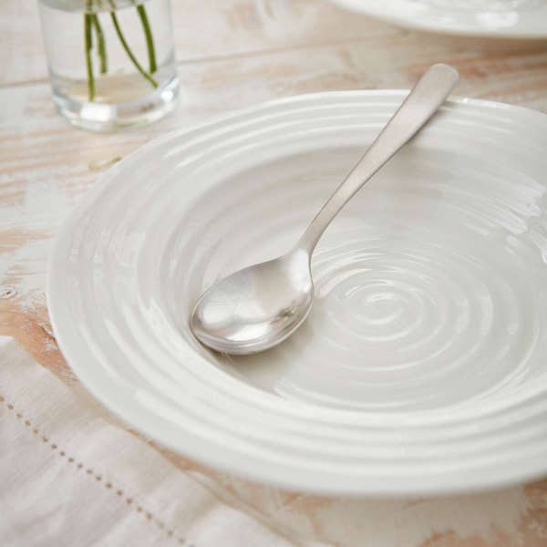 Portmeirion Sophie Conran Rimmed Soup Plate White