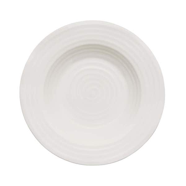 Portmeirion Sophie Conran Rimmed Soup Plate White