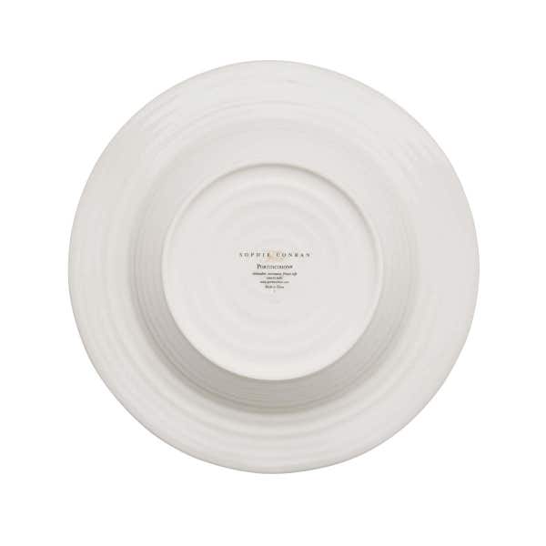 Portmeirion Sophie Conran Rimmed Soup Plate White