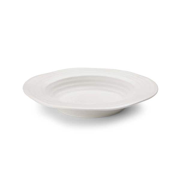 portmeirion Sophie Conran Rimmed Soup Plate White