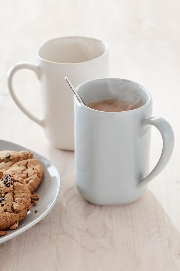 Portmeirion Sophie Conran Set Of 4 Arbor Mugs Grey