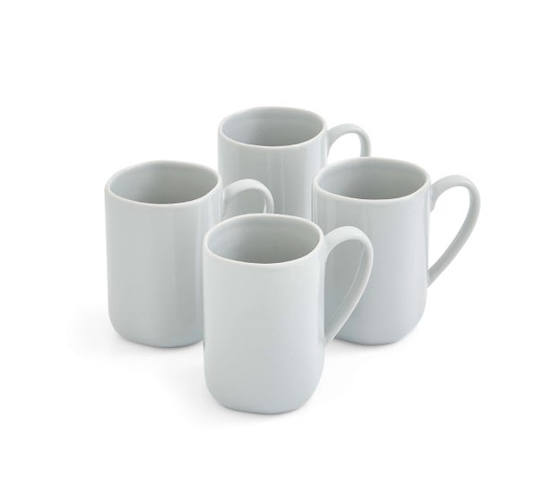 portmeirion Sophie Conran Set of 4 Arbor Mugs Grey