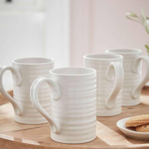 Portmeirion Sophie Conran Set Of 4 Tall Mugs