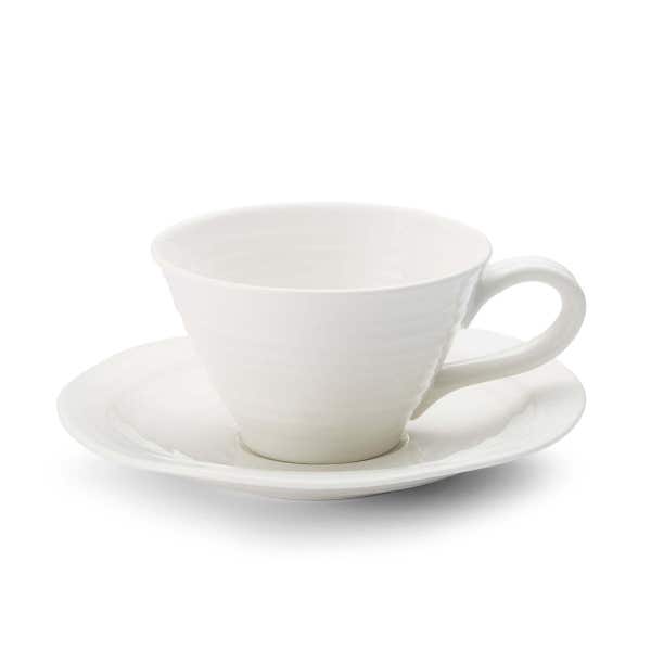 portmeirion Sophie Conran Teacup & Saucer White