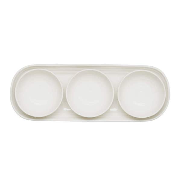 Portmeirion Sophie Conran Three Bowl & Tray Set
