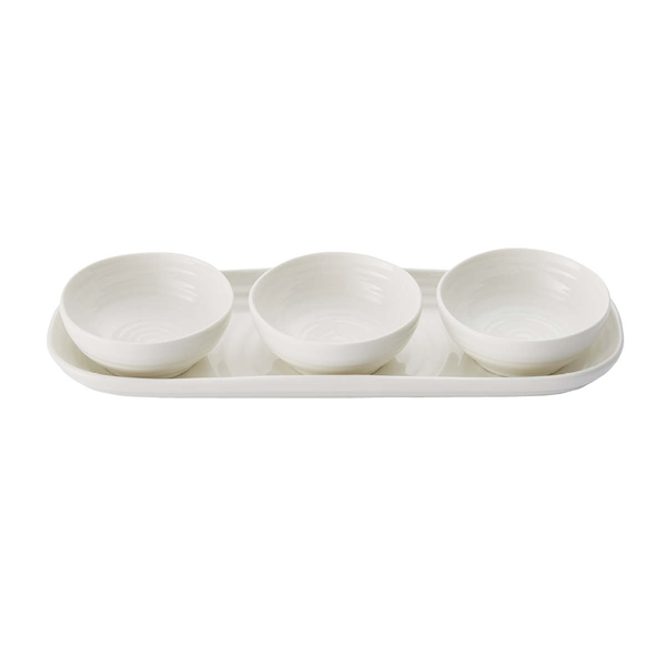 portmeirion Sophie Conran Three Bowl & Tray Set