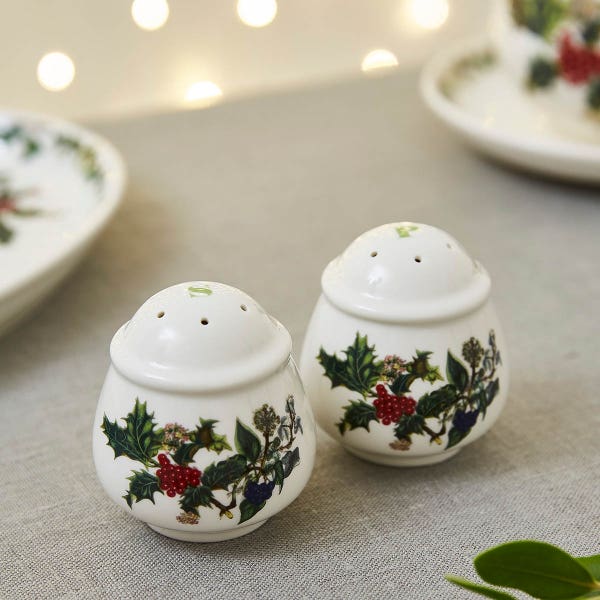 Portmeirion The Holly And The Ivy Salt & Pepper Set
