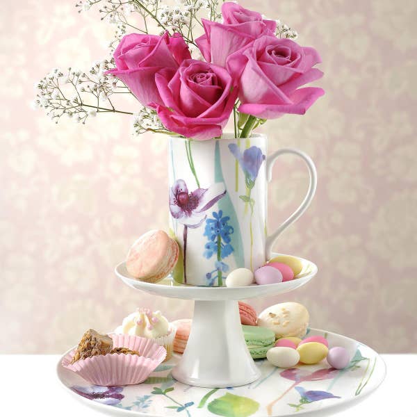 Portmeirion Water Garden Set Of 4 Footed Bowls