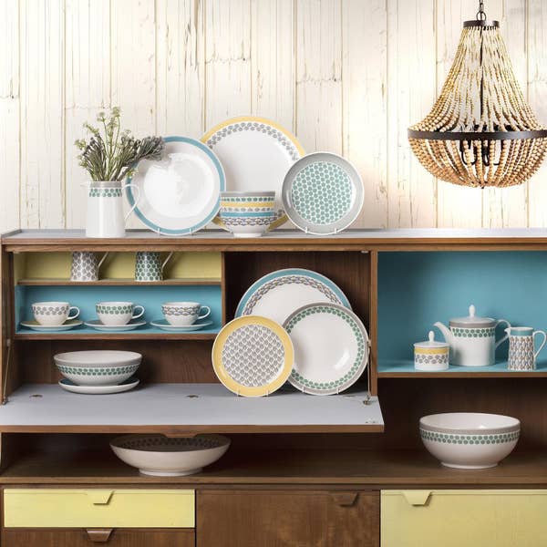 Portmeirion Portmeirion Westerly Turquoise 10.75 Inch Deep Bowl