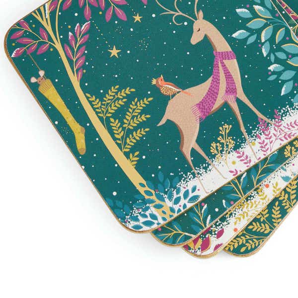 Portmeirion Woodland Tales Set Of 4 Coasters