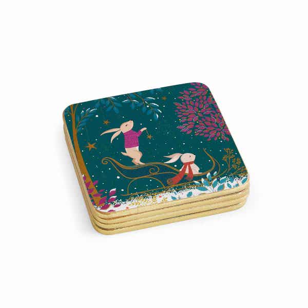 Portmeirion Woodland Tales Set Of 4 Coasters