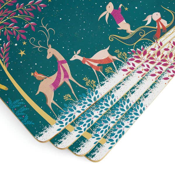 Portmeirion Woodland Tales Set Of 4 Placemats