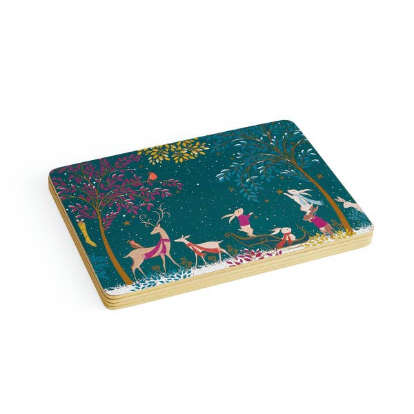 Portmeirion Woodland Tales Set Of 4 Placemats