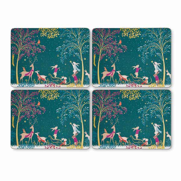 portmeirion Woodland Tales Set of 4 Placemats