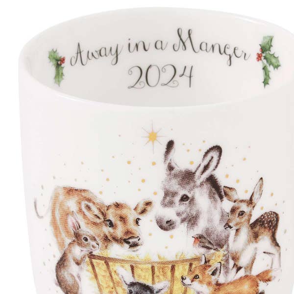 Portmeirion Wrendale Designs Away In A Manger Mug