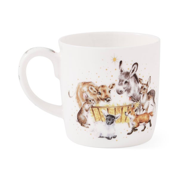Portmeirion Wrendale Designs Away In A Manger Mug