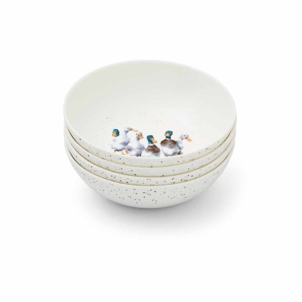 portmeirion Wrendale Designs Duck Set of 4 Bowls