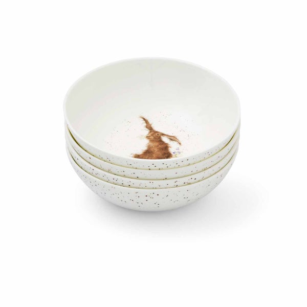 portmeirion Wrendale Designs Hare Set of 4 Bowls