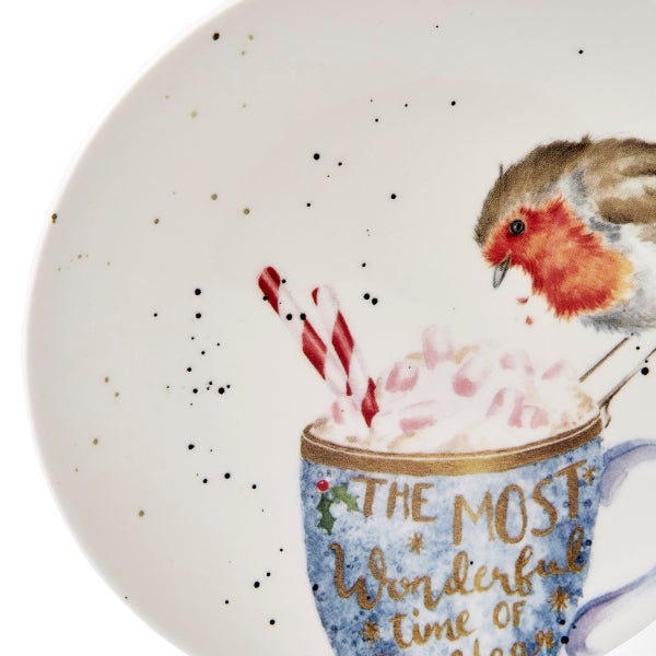 Portmeirion Wrendale Designs Robin & Bunny Plate Set