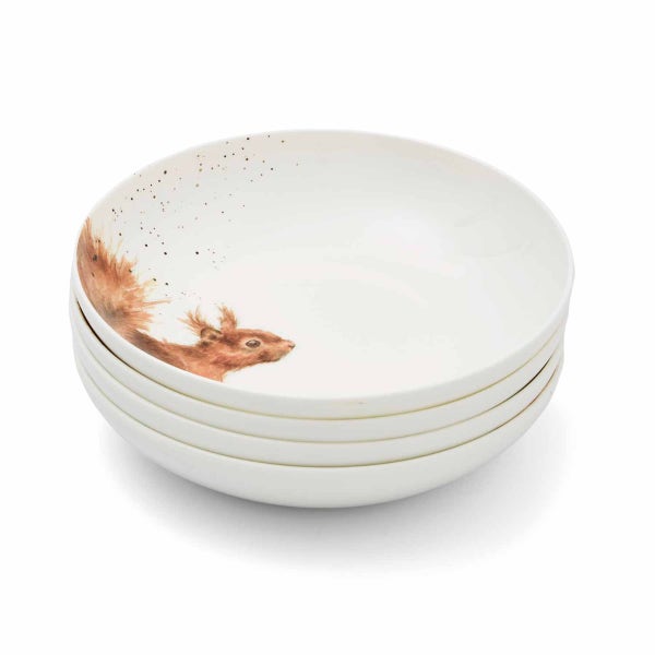 Portmeirion Wrendale Designs Set Of 4 Pasta Bowls