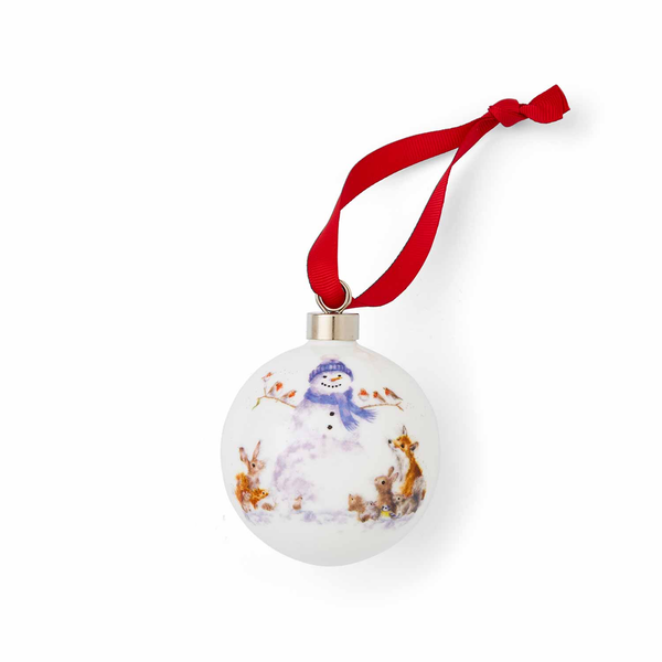 portmeirion Wrendale Designs Snowman Decoration