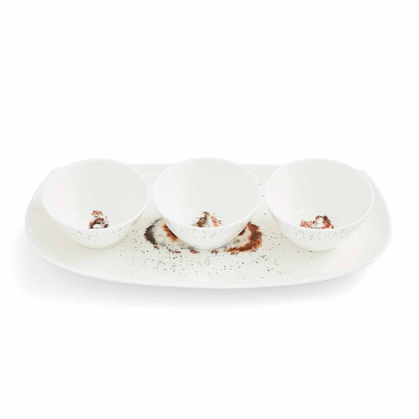 portmeirion Wrendale Designs Three Bowls & Tray Set