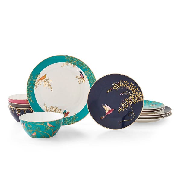 portmeirion Sara Miller Chelsea 12 Piece Dinner Set