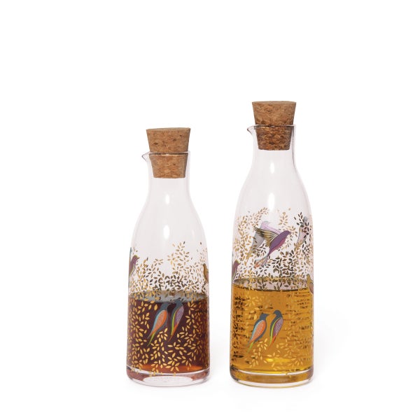Portmeirion Sara Miller Chelsea Glass Oil & Vinegar Set