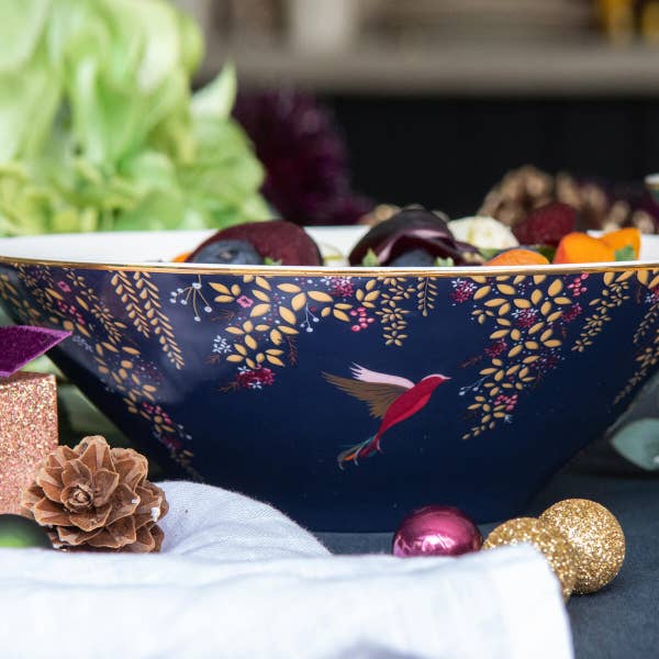 Portmeirion Sara Miller Chelsea Medium Salad Bowl Navy