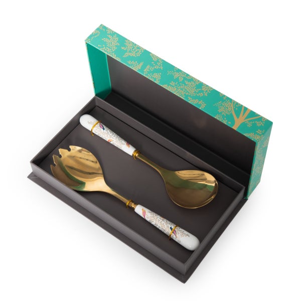 portmeirion Sara Miller Chelsea Pair of Salad Servers