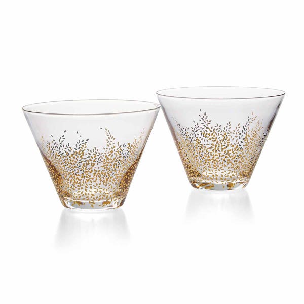 portmeirion Sara Miller Chelsea Set of 2 Glass Bowls