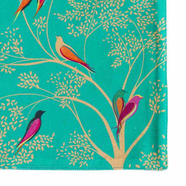 Portmeirion Sara Miller Chelsea Set Of 2 Napkins Green