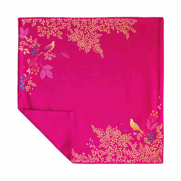 Portmeirion Sara Miller Chelsea Set Of 2 Napkins Pink