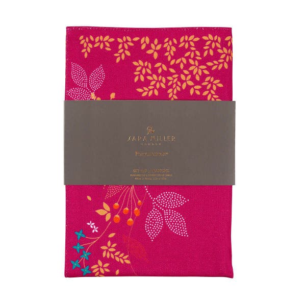 portmeirion Sara Miller Chelsea Set of 2 Napkins Pink