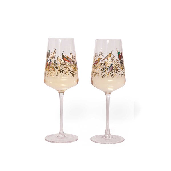 Portmeirion Sara Miller Chelsea Set Of 2 Wine Glasses