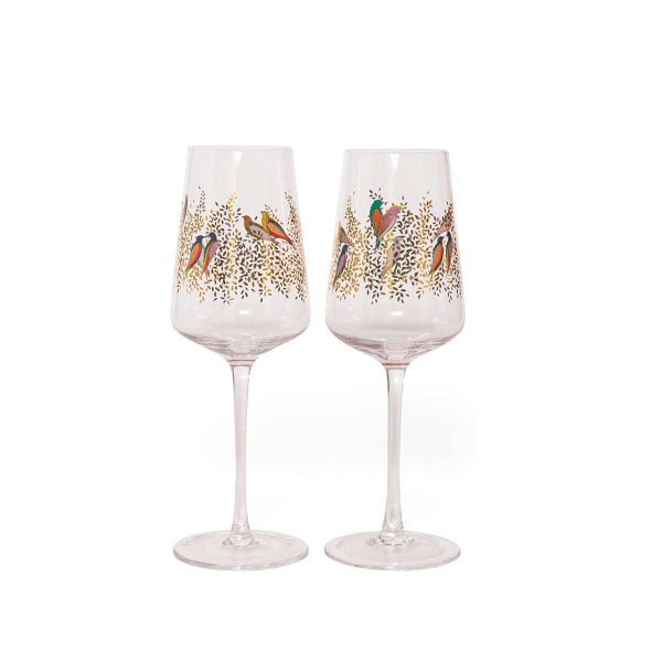 portmeirion Sara Miller Chelsea Set of 2 Wine Glasses