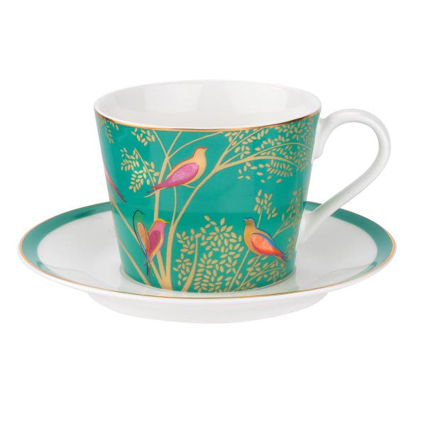 portmeirion Sara Miller Chelsea Teacup & Saucer Green