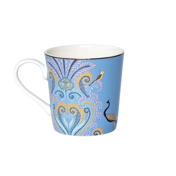 Portmeirion Sara Miller Gifting Peacock Filigree Mug
