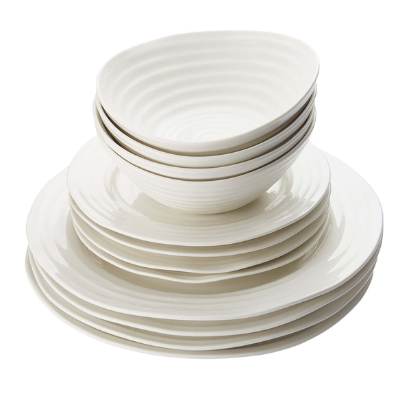 Portmeirion Sophie Conran 12 Piece Dinner Set White