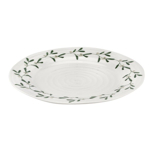 Portmeirion Sophie Conran 4 Mistletoe Dinner Plates